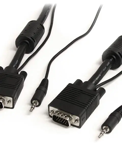 StarTech.com 5m Coax High Resolution Monitor VGA Video Cable with Audio HD15 M/M
