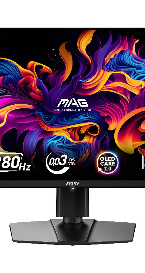 MSI MAG 271QP QD-OLED X28 computer monitor 67.3 cm (26.5") 2560 x 1440 pixels Wide Quad HD Black