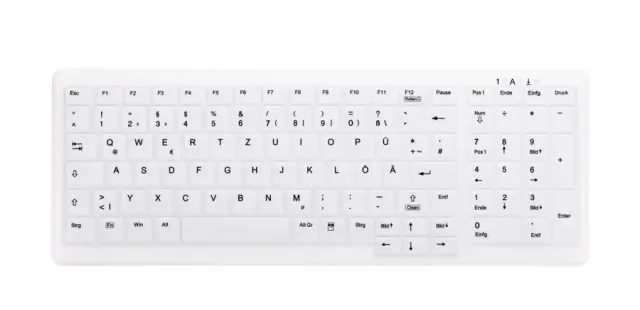 Contour Design Active Key Contour ClassicClean Silicone Cover Compact White DE C7000