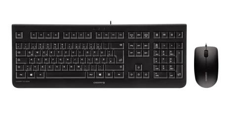 CHERRY DC 2000 keyboard Mouse included Universal USB Spanish Black