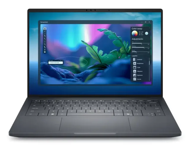DELL Pro Max 14 Premium MA14250 Intel Core Ultra 7 265H Laptop 35.6 cm (14") Full HD+ 32 GB LPDDR5x-SDRAM 1 TB SSD NVIDIA RTX PRO 2000 Blackwell Wi-Fi 7 (802.11be) Windows 11 Pro German Black