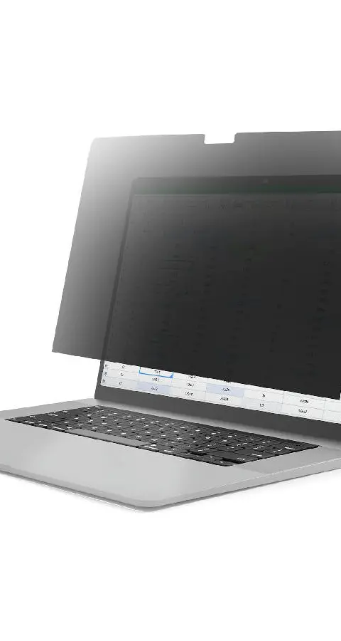 StarTech.com 16-inch MacBook Pro M1 M2 M3 M4 Flip-Over Laptop Privacy Screen, Blue Light Screen Protector, Double-Sided Anti-Glare Matte or Glossy, Laptop Privacy Filter