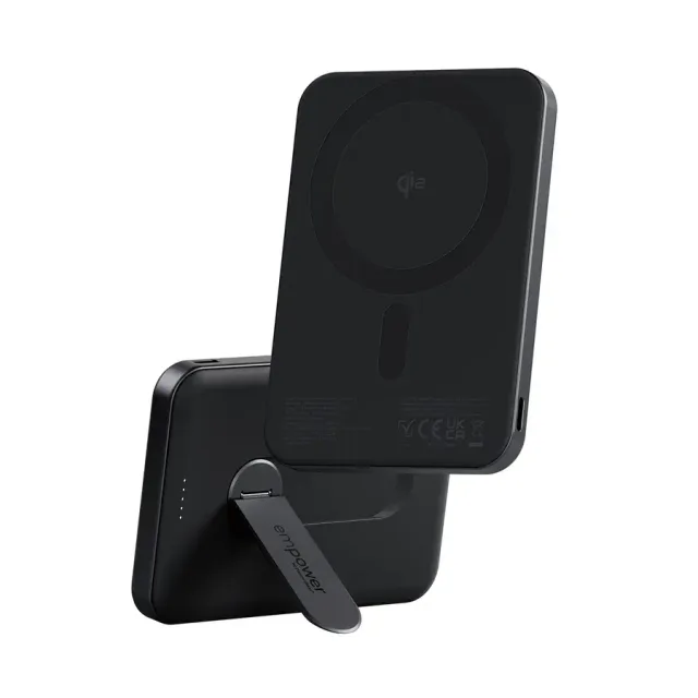 PanzerGlass empower™ by ® empower™ Bank w. Spin Stand | 5000mAh | Space Black