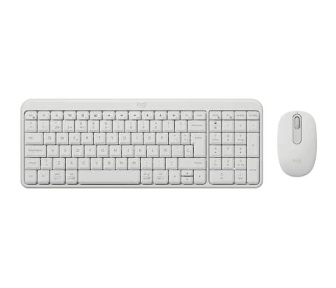 Logitech MK250 Compact Bluetooth Wireless Combo keyboard Mouse included Universal RF Wireless + Bluetooth QWERTY Spanish White