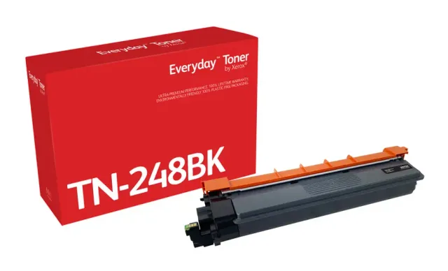 Everyday™ Black Toner by Xerox compatible with Brother TN248BK, Standard capacity