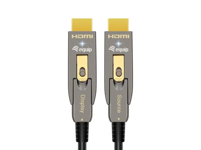 Equip HDMI 2.0 Detachable Type D + A Active Optical Cable, 20m, 4K/60Hz