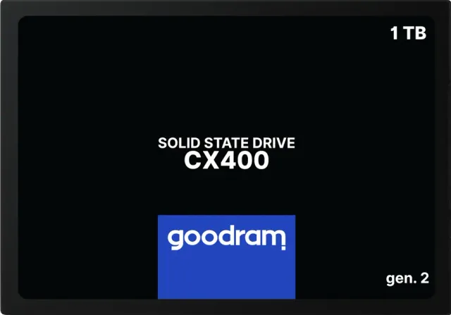 Goodram CX400 gen.2 1 TB 2.5" Serial ATA III 3D TLC NAND