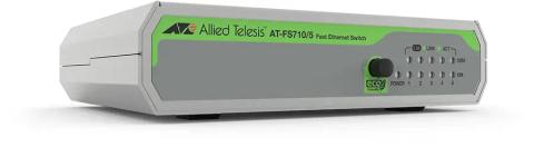 Allied Telesis FS710/5 Unmanaged Fast Ethernet (10/100) Green, Grey