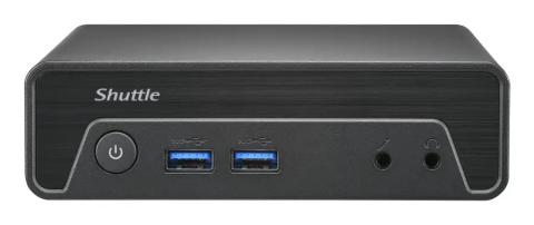 Shuttle Nano PC NE1010BA, Windows 11 Pro,Intel N 100, 8GB DDR4, 128GB M.2, 1x HDMI, 1x DP, 6x USB, 1x LAN, fanless, 24/7 permanent operation, incl. VESA