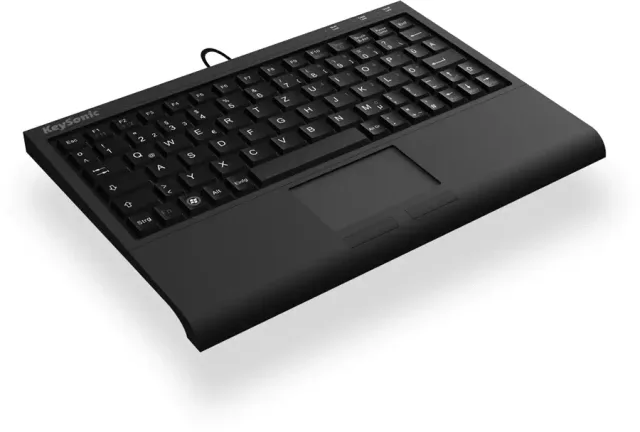 KeySonic ACK-3410 (IT) keyboard Universal USB Italian Black