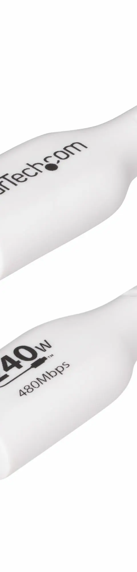 StarTech.com 3m White USB-C Charging Cable, USB-IF Certified USB C Cable, 240W PD EPR, USB 2.0 Type-C Laptop Charger Cord, USB-C Data Transfer Cable, TPE Jacket