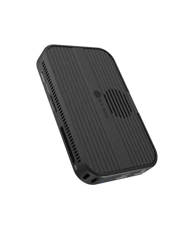 ICY BOX IB-DK4071M-CU31 USB 3.2 Gen 2 (3.1 Gen 1) Type-C Black