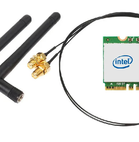 Shuttle WLN-M22 - Intel WLAN-AX210/Bluetooth Combo Kit with M.2 card, cables and external antennas for Cube's