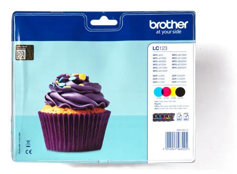 Brother LC-123VALBP ink cartridge 4 pc(s) Original Black, Cyan, Magenta, Yellow