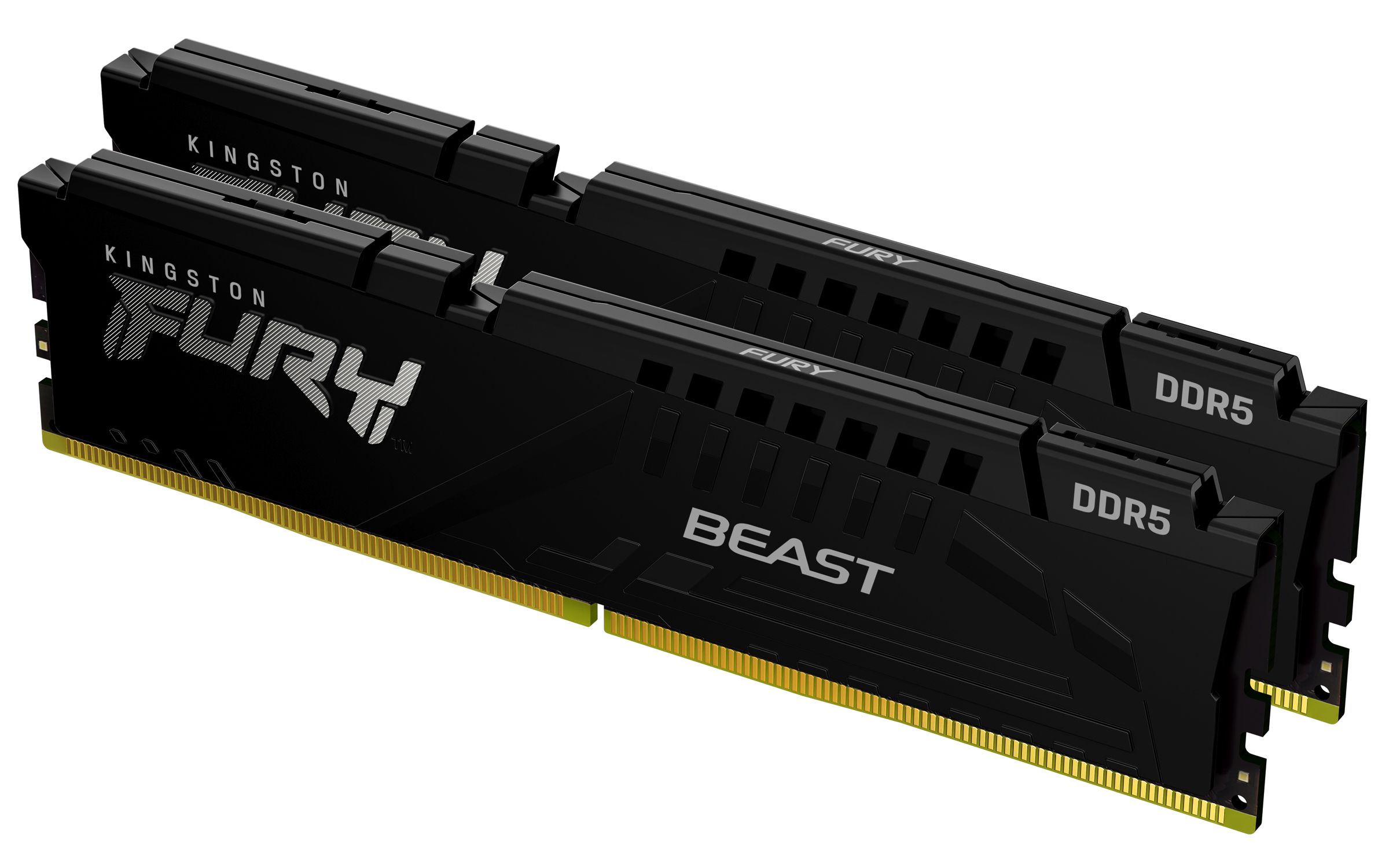 Kingston Technology FURY Beast 64GB 6000MT/s DDR5 CL36 DIMM (Kit of 2) Black