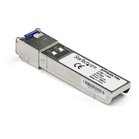 StarTech.com Juniper SFP-FE20KT15R13 Compatible SFP Module - 100BASE-BX-D - 100 MbE Ethernet BiDi Fiber (SMF)