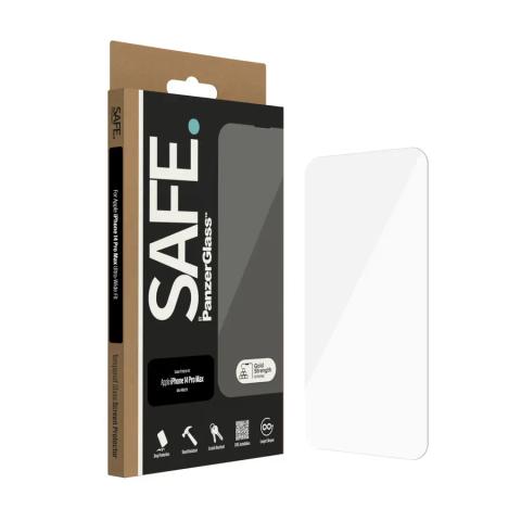 PanzerGlass SAFE. by ® Screen Protector iPhone 14 Pro Max | Ultra-Wide Fit Clear screen protector Apple 1 pc(s)