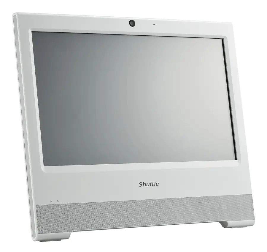 Shuttle All-In-One System POS X509, 15.6" Single-Touch-Screen (resistive), Celeron 7305U, 8GB RAM, 120GB M.2 SSD, 2x COM (RS232), Wifi, IP54, fanless, 24/7 permanent operation
