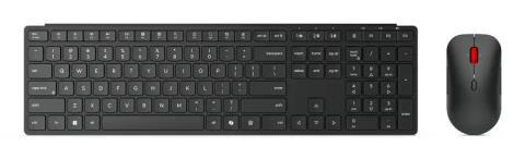 Lenovo 4X31S04848 keyboard Mouse included Office RF Wireless + Bluetooth US English Black