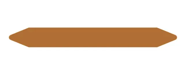 Brother LTZ1R052FPIP self-adhesive label Brown 130 pc(s)
