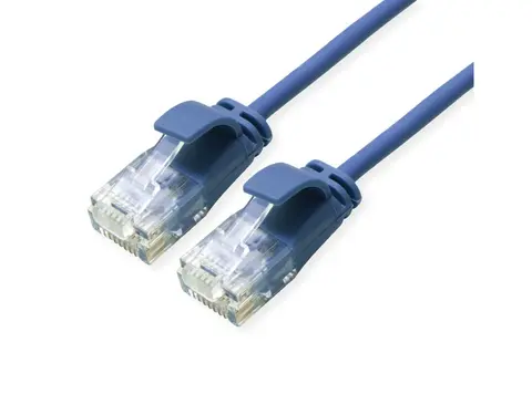 ROLINE GREEN 21.44.3940 networking cable Blue 0.15 m Cat6a U/UTP (UTP)