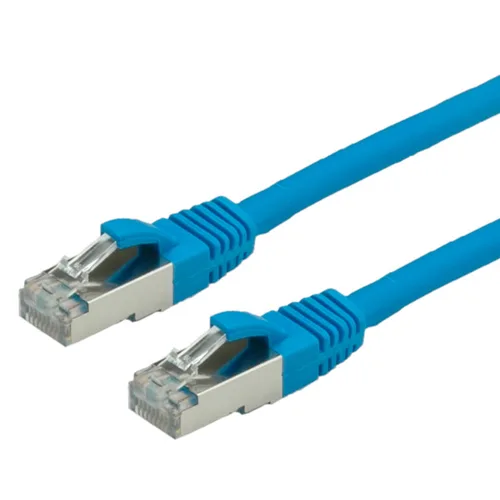 VALUE S/FTP Patch Cord Cat.6, halogen-free, blue, 10m