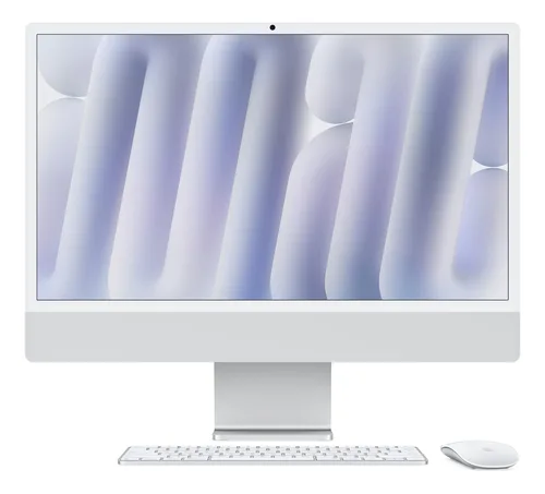 iMac 24-inch M4, 8-Core CPU/GPU, 24GB RAM, 256GB SSD - Silver