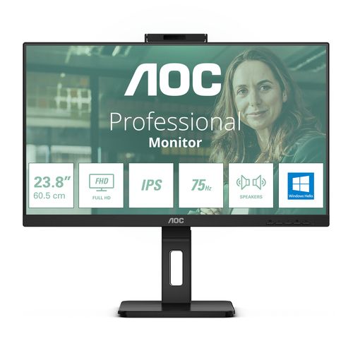 AOC 60.5cm (23.8") 24P3CW 16:09 HDMI DP USB-C IPS WebCam Retail