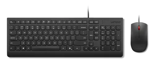 Lenovo Essential Wired Keyboard and Mouse Combo - Portuguese