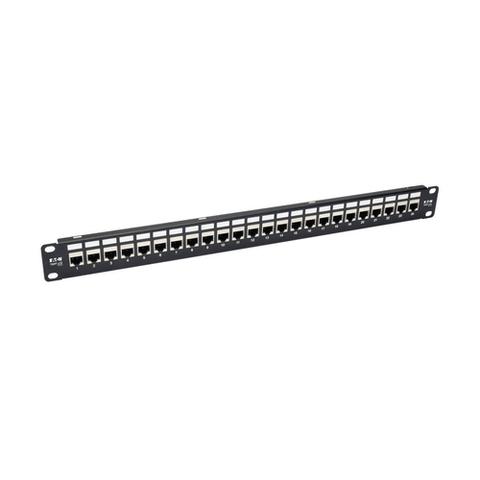 PORT 1U RACK CAT6A PATCH 24-