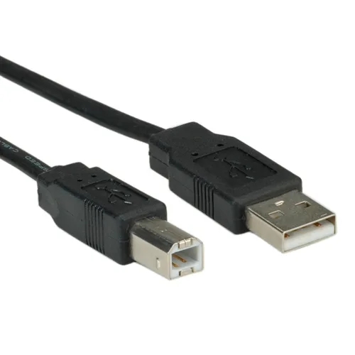 USB 2.0 A to B Flat Cable - 0.8m