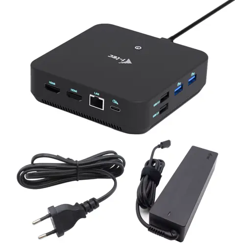 I-TEC USB-C Dock: 2x HDMI, DP, GLAN, USB 3.2, Audio