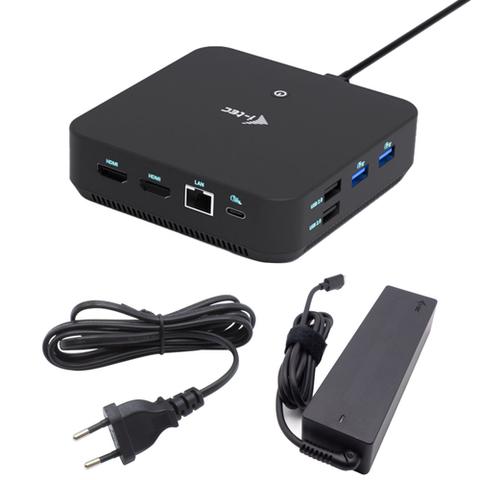 I-TEC USB-C Dock: 2x HDMI, DP, GLAN, USB 3.2, Audio