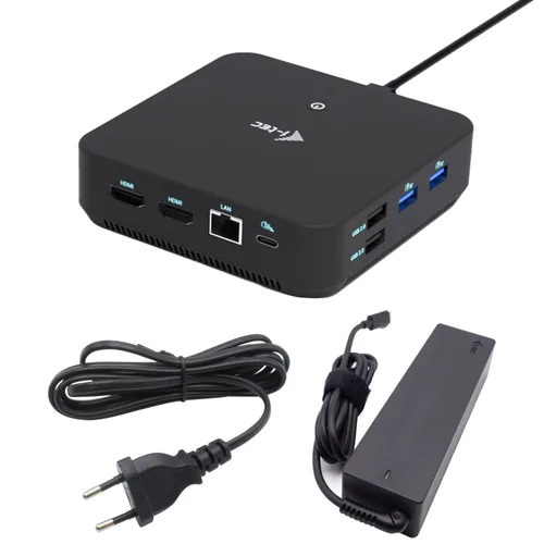 I-TEC USB-C Dock: 2x HDMI, DP, GLAN, USB 3.2, Audio