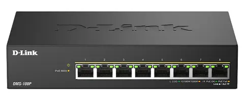 8-Port Multi-Gigabit Unmanaged PoE Switch