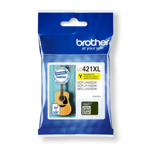 Brother LC421XLY High Yield Yellow Ink Cartridge