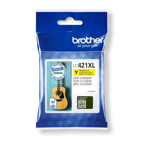 Brother LC421XLY High Yield Yellow Ink Cartridge