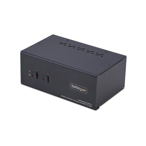 2-Port DisplayPort HDMI KVM Switch - 4K 60Hz