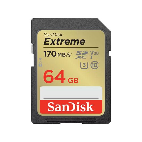 SanDisk 64GB Extreme SDXC UHS-I Memory Card