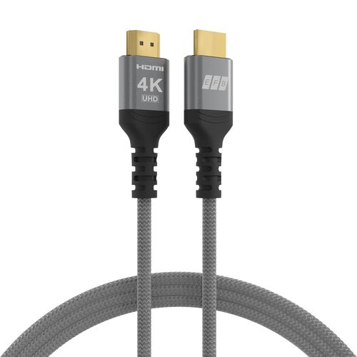 EFB HDMI Cable High-Speed M. Ethernet 4K60Hz 1,0m Grey
