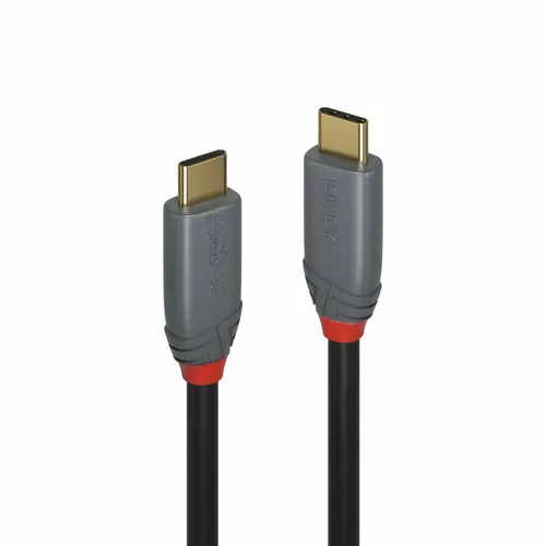 LINDY USB 3.2 Type C/C Cable 5A PD Anthra Line 2m