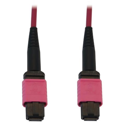 Eaton 100G OM4 Fiber Cable - MTP/MPO, Magenta