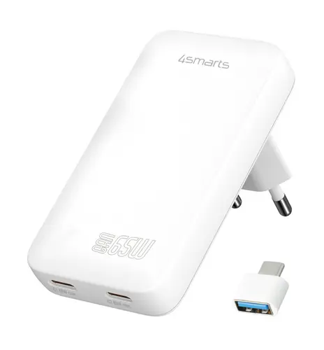 Flat Plug Slim Dual Charger