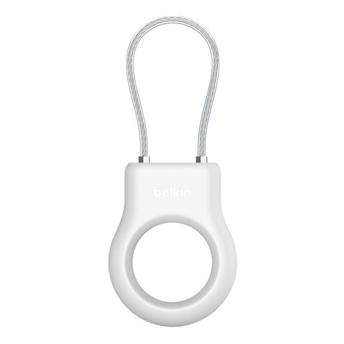 Belkin Secure Holder with Wire Loop for Apple AirTag - White
