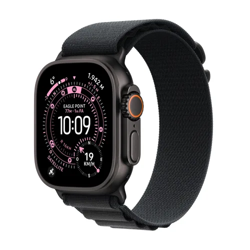 Apple Watch Ultra 3 Titanium 49mm Black (Black Alpine Loop)