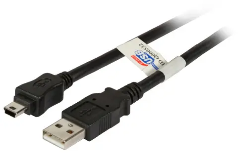 EFB Elektronik K5251SW.1 USB cable USB 2.0 1 m USB A Mini-USB B 0.48 Gbit/s