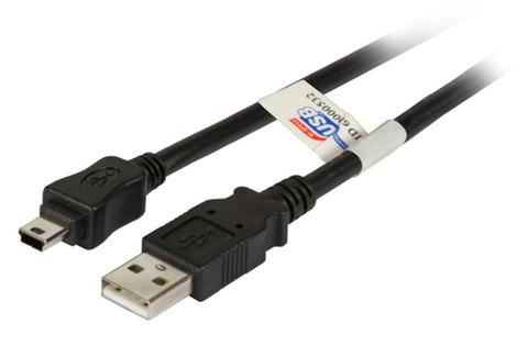 EFB Elektronik K5251SW.1 USB cable USB 2.0 1 m USB A Mini-USB B 0.48 Gbit/s