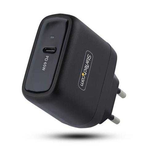 W USB-C Laptop Charger Compact GaN Wall Charger For Dell XPS HP ProBook MacBook Pro Microsoft Surface Pro Black 65