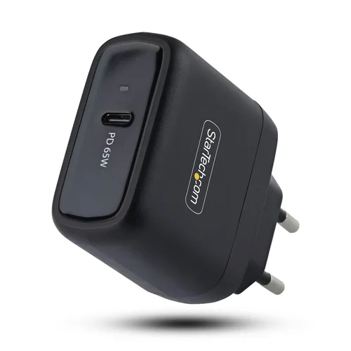W USB-C Laptop Charger Compact GaN Wall Charger For Dell XPS HP ProBook MacBook Pro Microsoft Surface Pro Black 65