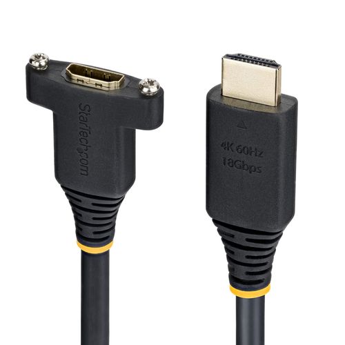 M HDMI 2.0 CABLE M-F PANEL 2